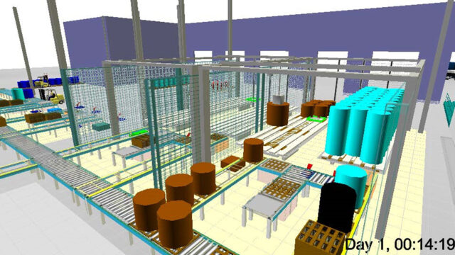 A computer generated facility.